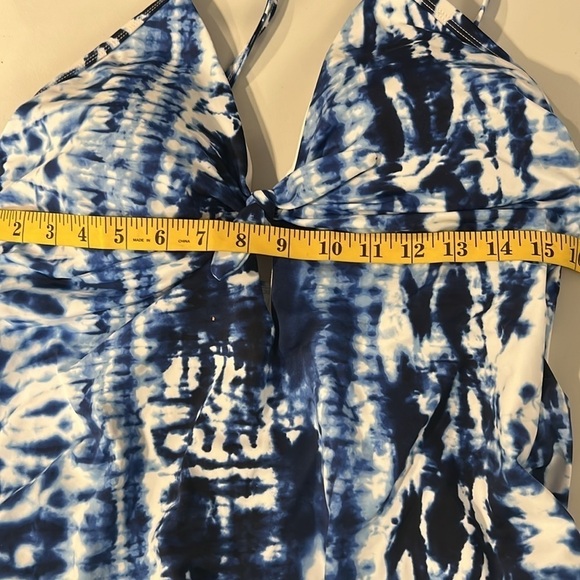 TIME AND TRU Ladies Swim Suit Tie at Bust. New with tags Size 1X (16w-18w) - Picture 6 of 11